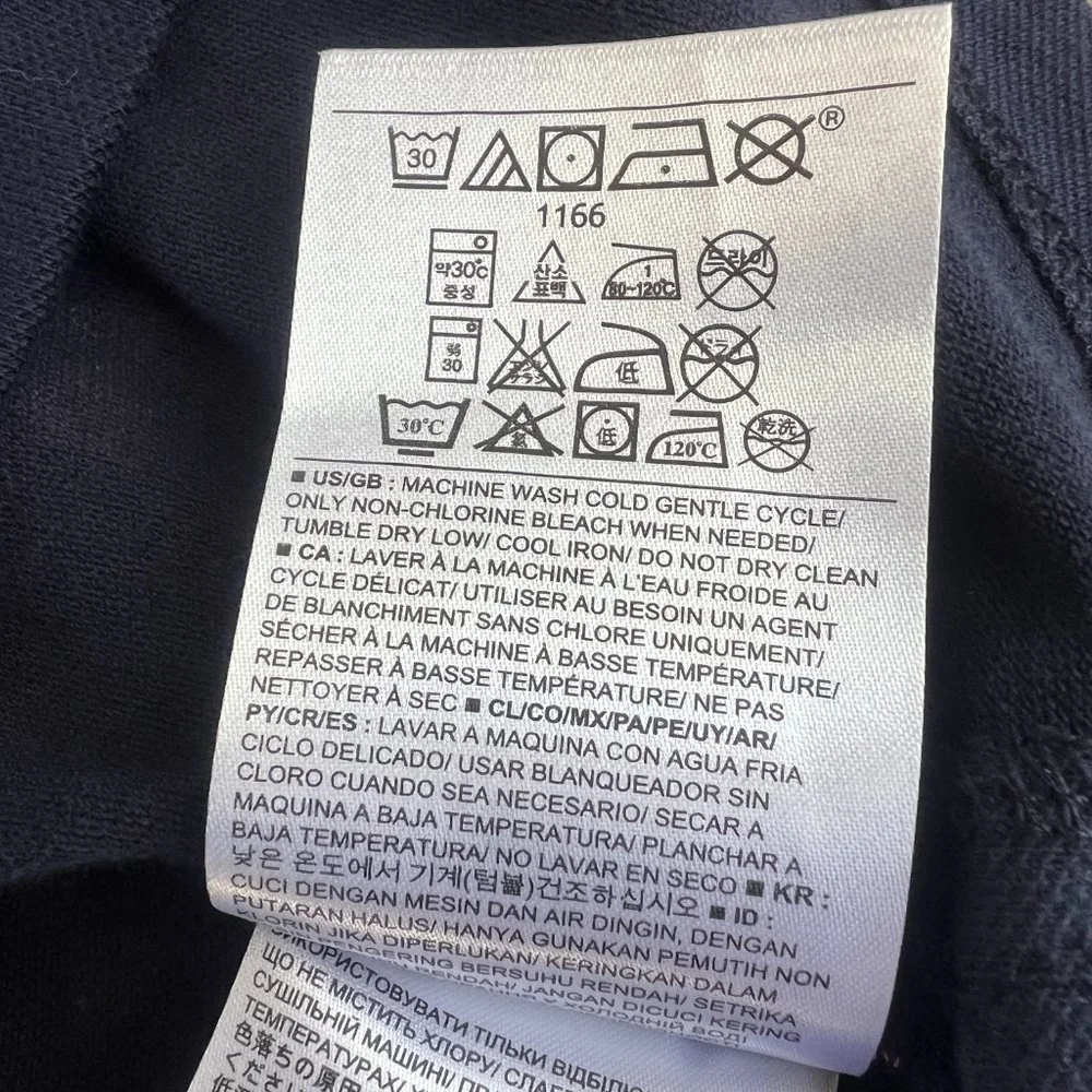 NWOT GapKids Short Sleeve Star Printed Pique Polo, True Indigo, Size M (8) - Picture 6 of 6